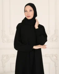 ÖNÜ KAPALI ELBİSE DAR KOL - Görsel 6